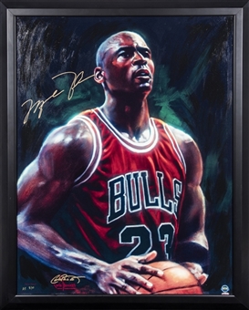 Michael Jordan "Next Point" 30 x 40 Carlo Beninati Framed Lithograph Signed - LE 8/10 (UDA)